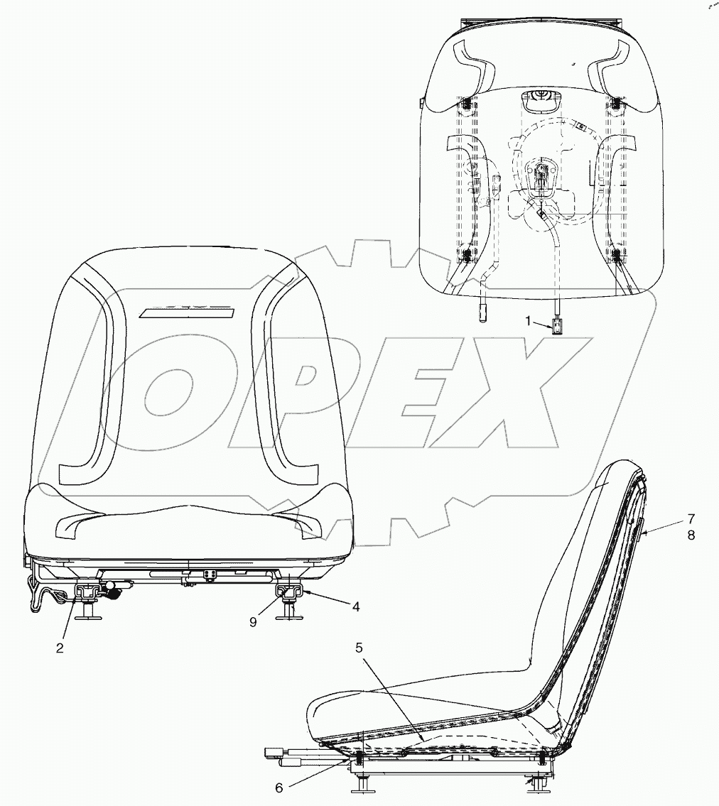  SEAT, NON-SUSPENSION (ALL CASE)