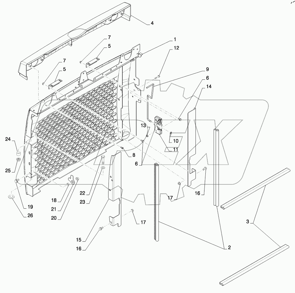  DOOR ASSY, REAR (ALL CASE)