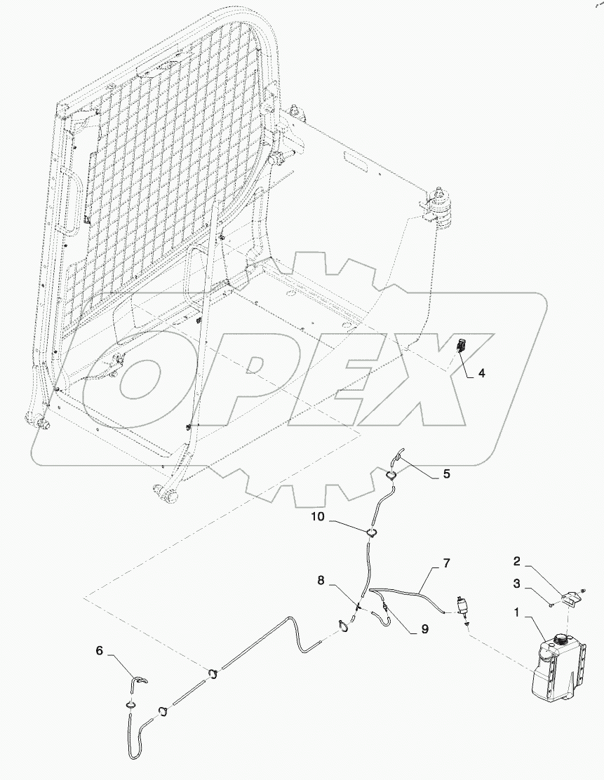  WASHER BOTTLE, FRONT & REAR (ALL CASE)