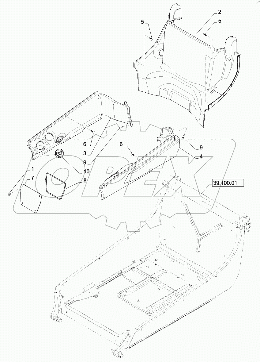  INTERIOR TRIM CASE (ALL CASE)