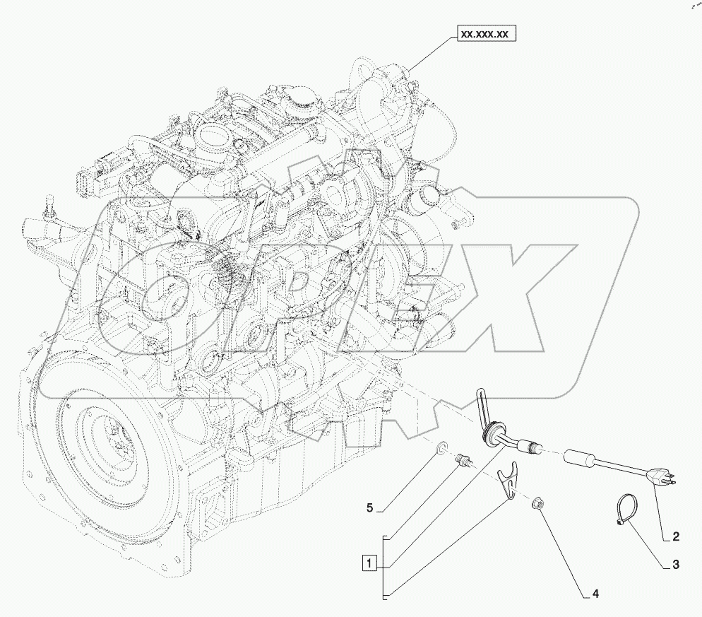  BLOCK HEATER, 120V (ALL CASE)