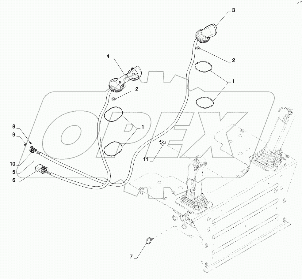  HANDLE GRIP, STANDARD (SR250,SV300)