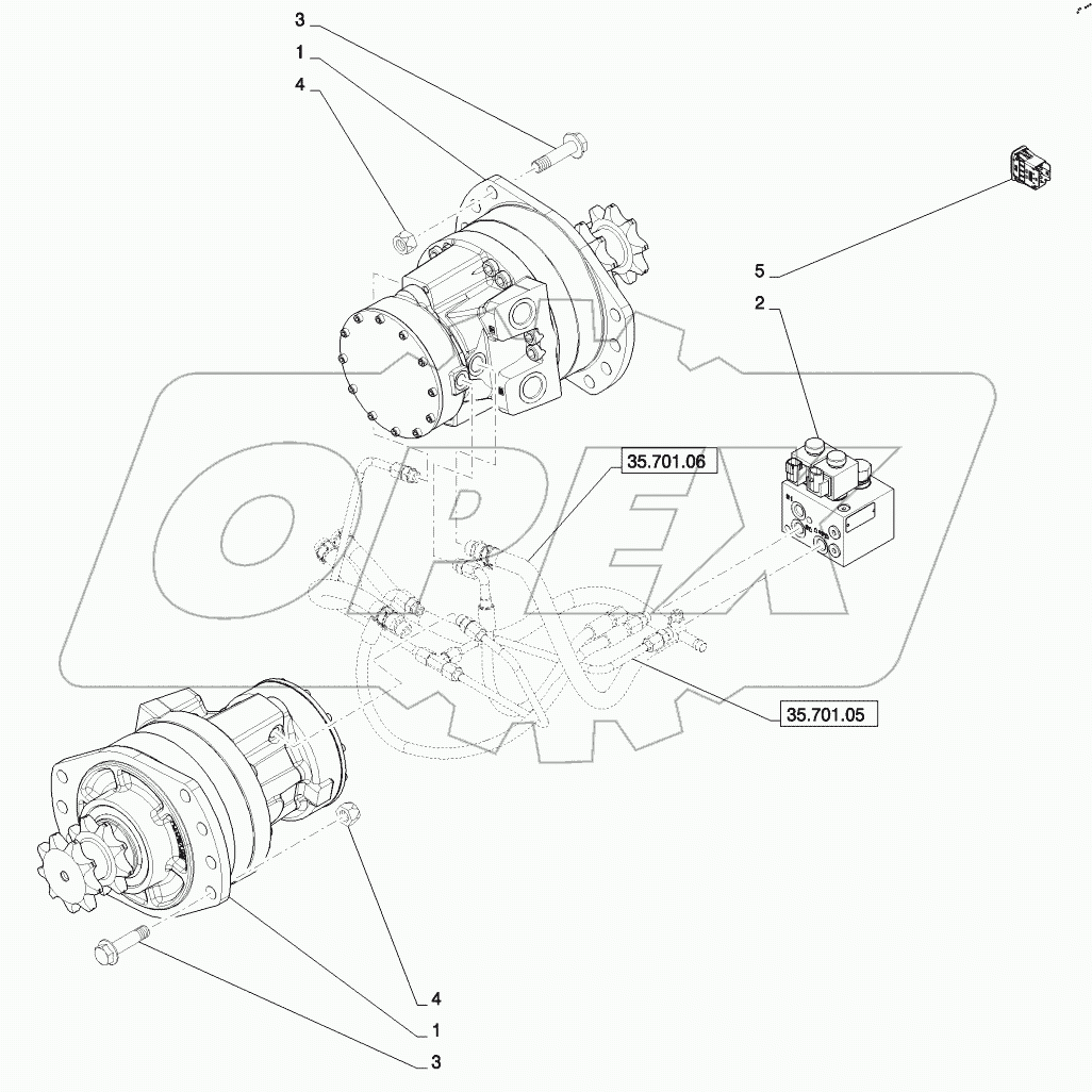  TRAVEL SPEED 2SPD (SR220 - SV300)