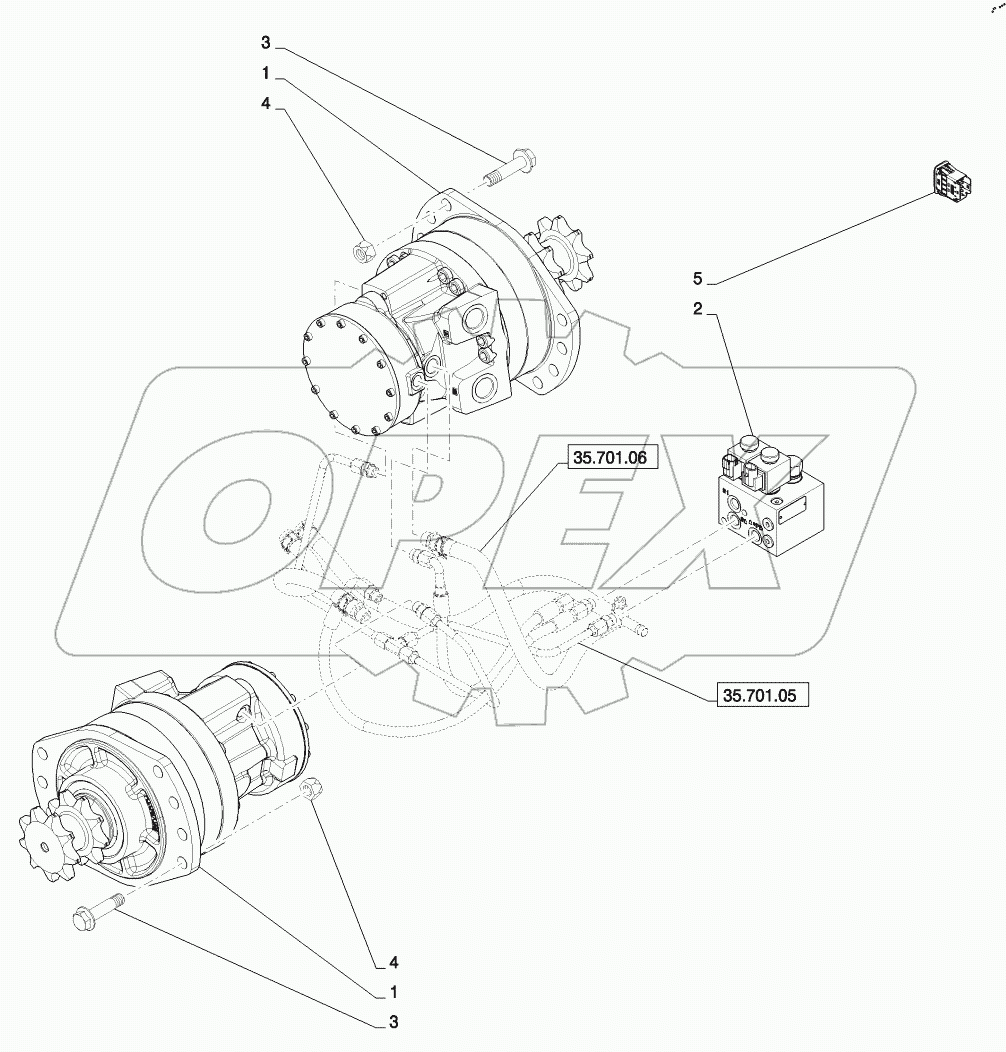  TRAVEL SPEED, 2 SPEED (SR250,SV300)
