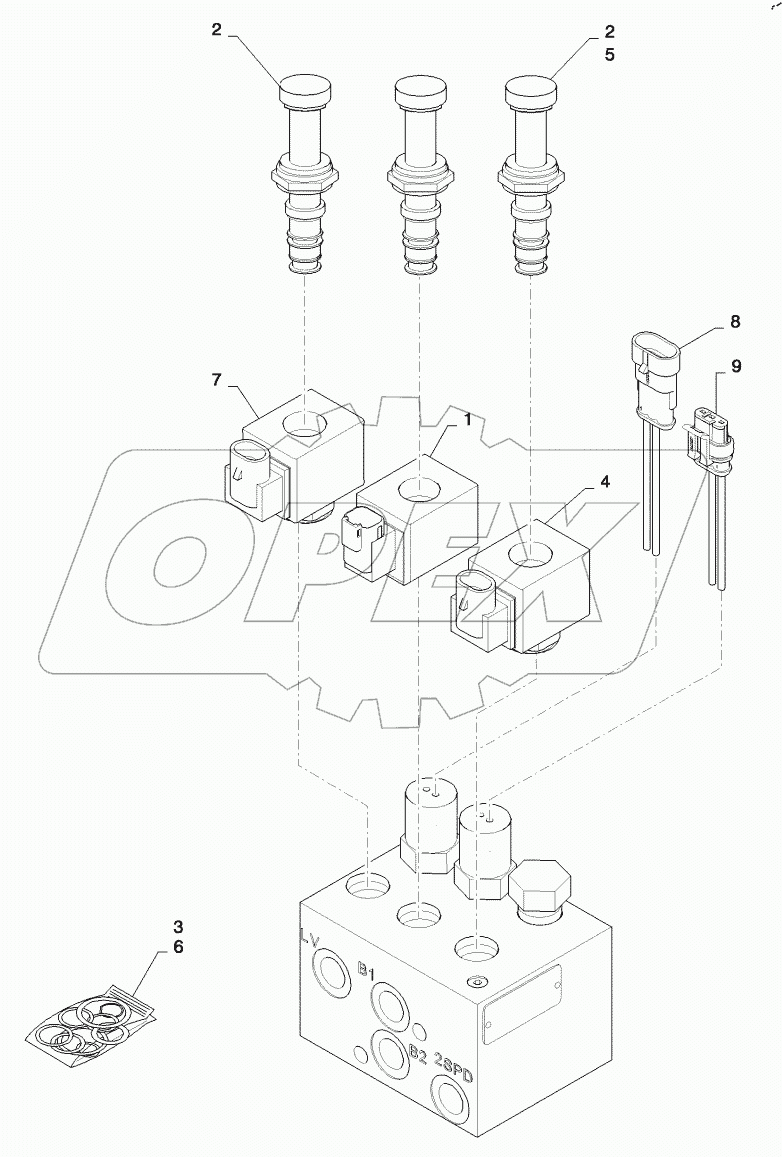  VALVE, BRAKE EH 2SPD (SR175-SV300)