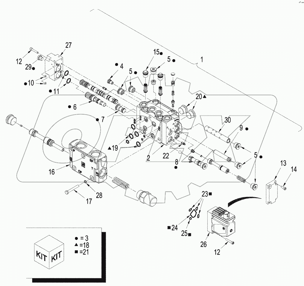 PRIORITY/STEERING CONTROL VALVE