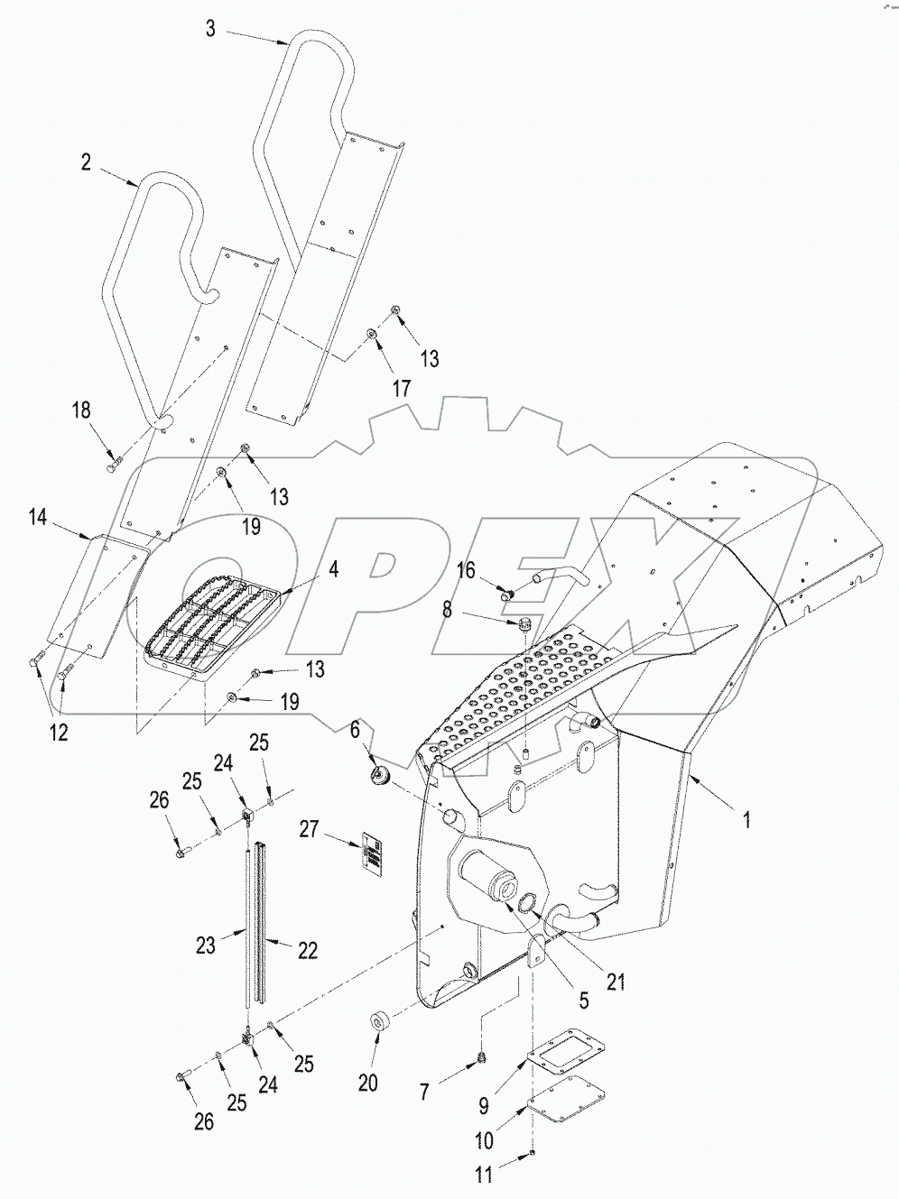 HYDRAULIC TANK, WHEEL TRACTOR