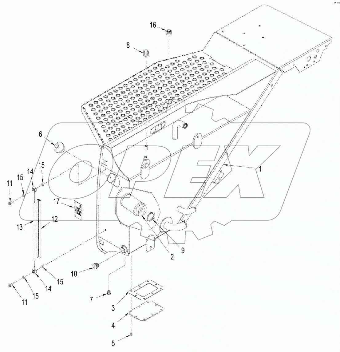 HYDRAULIC TANK, QUADTRAC TRACTOR