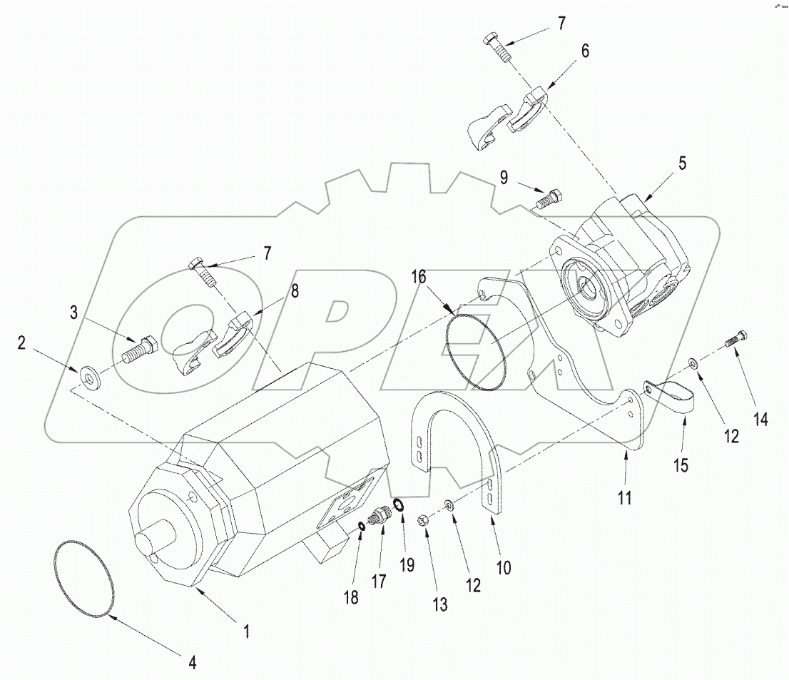 HIGH OUTPUT HYDRAULICS - PUMP MOUNTING