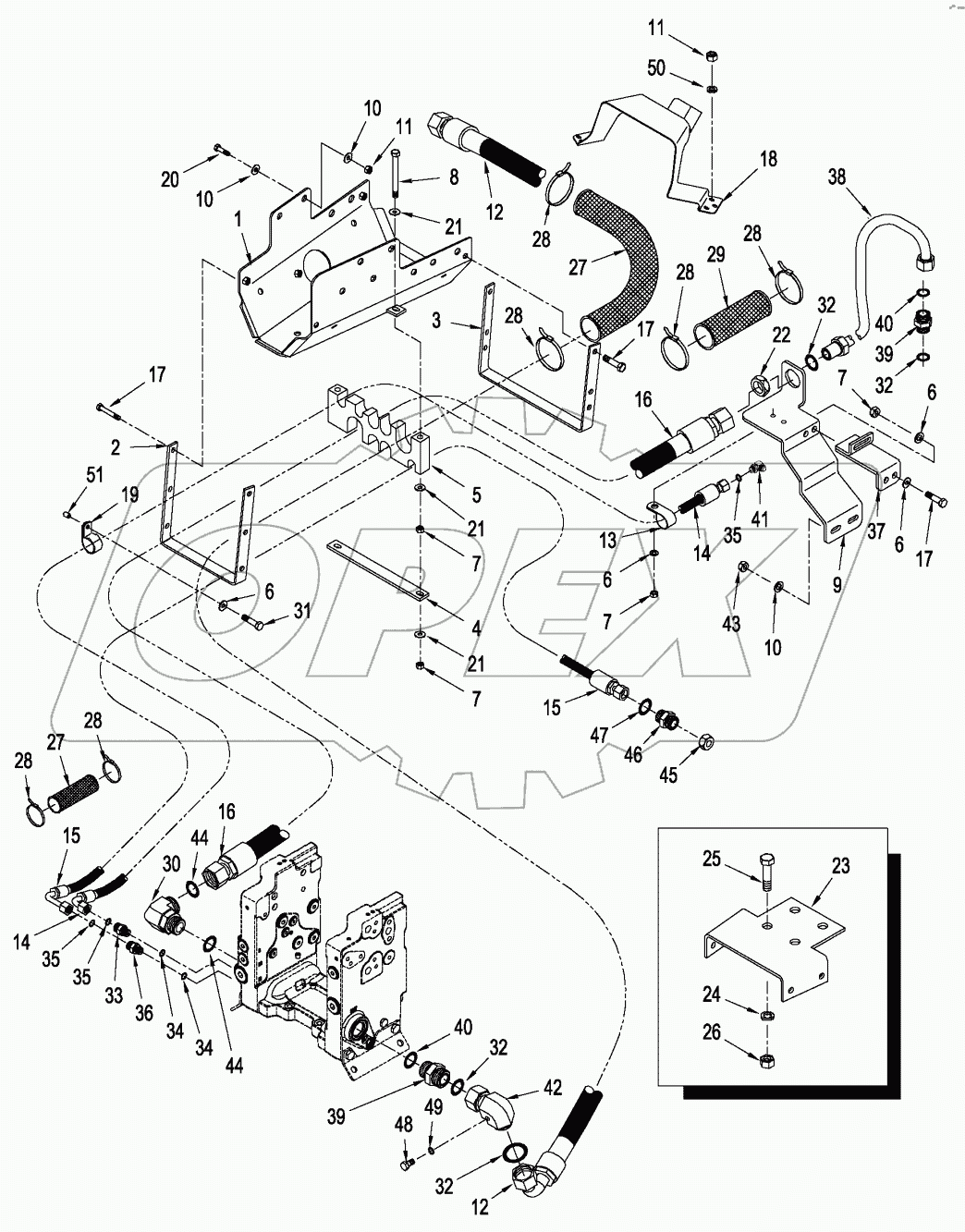 HYDRAULIC REMOTE HOSES - ELECTRONIC REMOTE