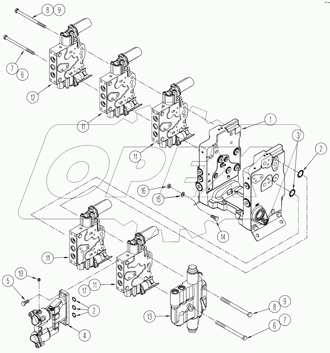 REMOTE VALVE ASSEMBLY - ELECTRONIC REMOTE