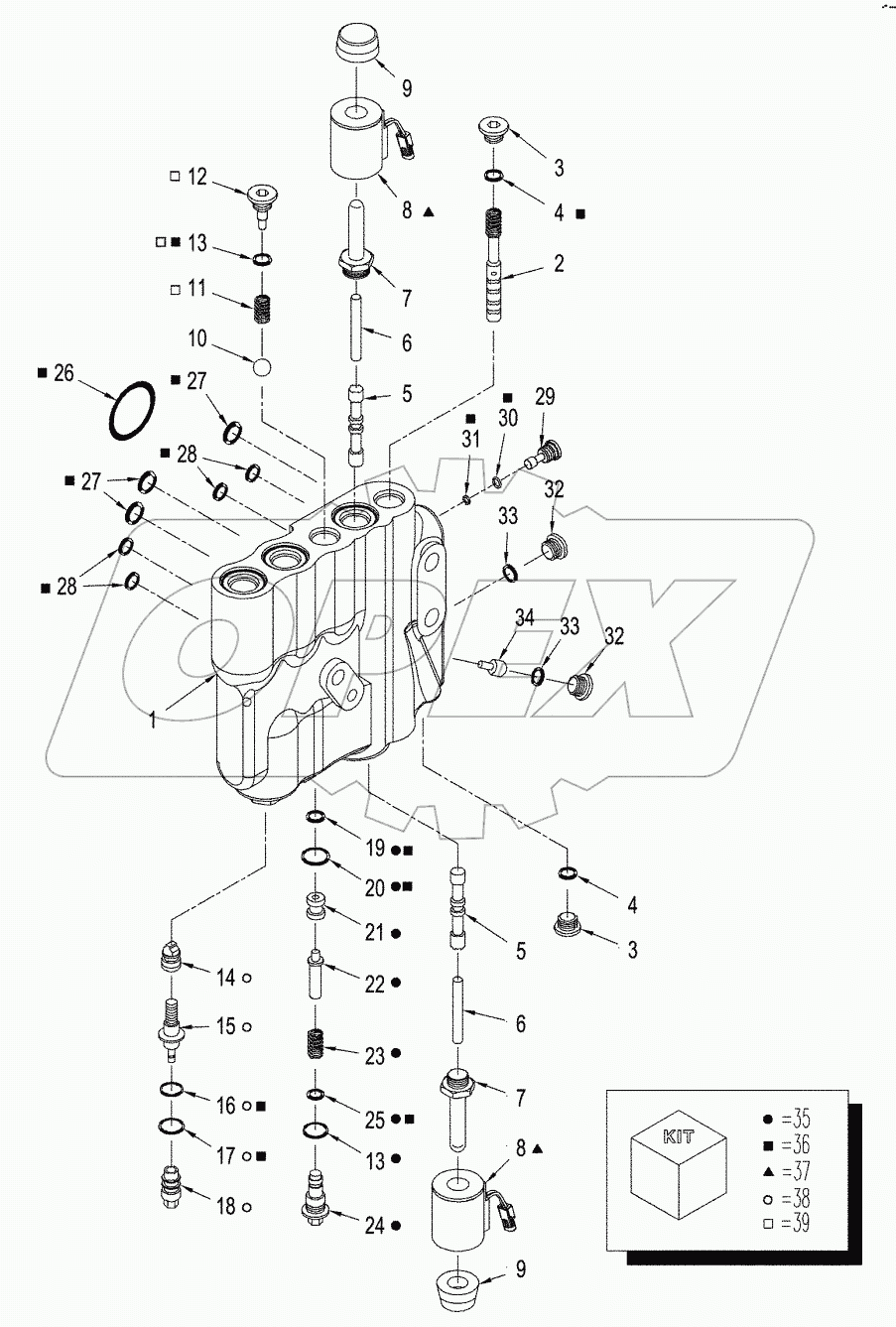 HITCH VALVE ASSEMBLY - ELECTRONIC CONTROLLED