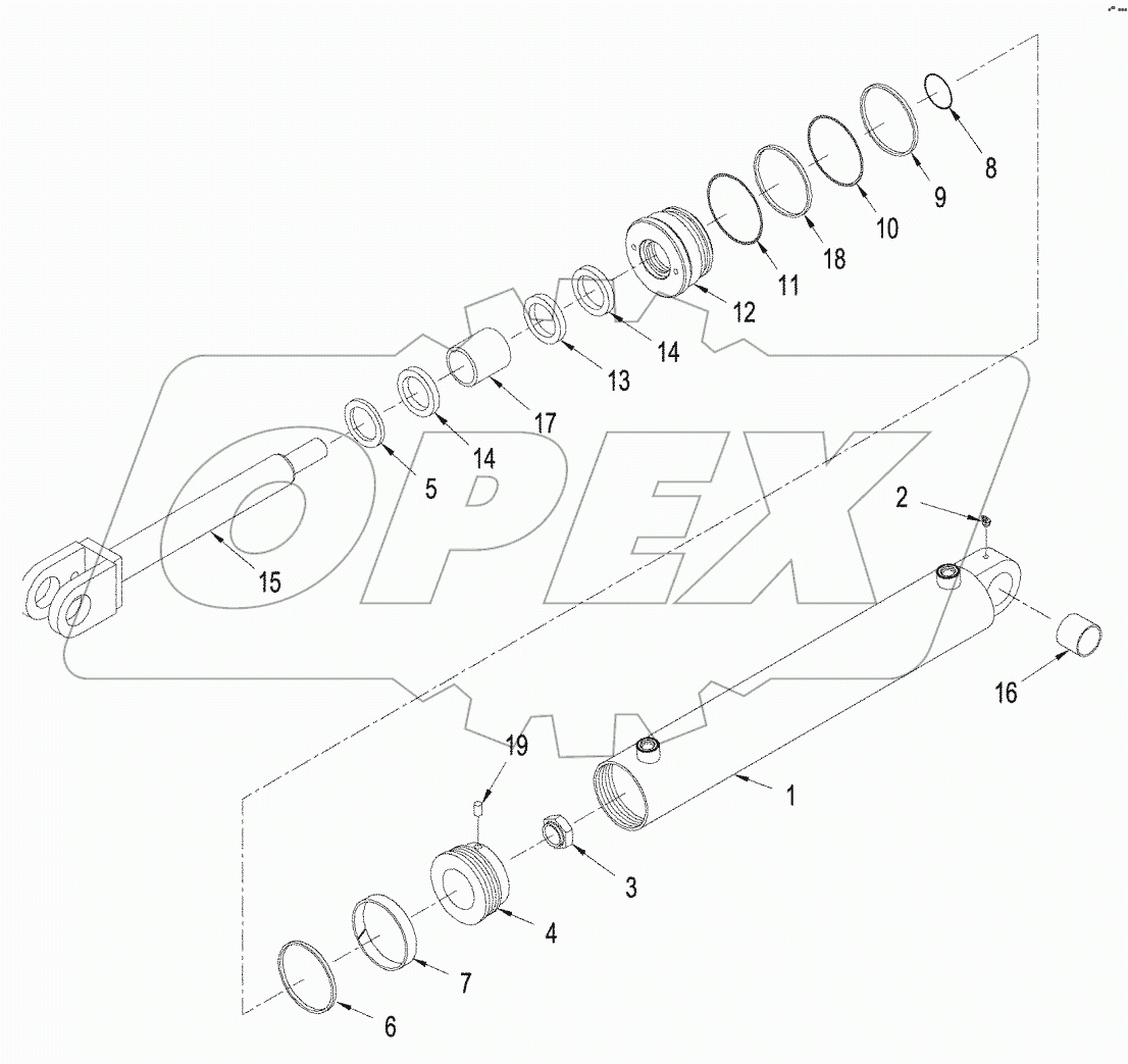 CYLINDER ASSY - THREE POINT HITCH