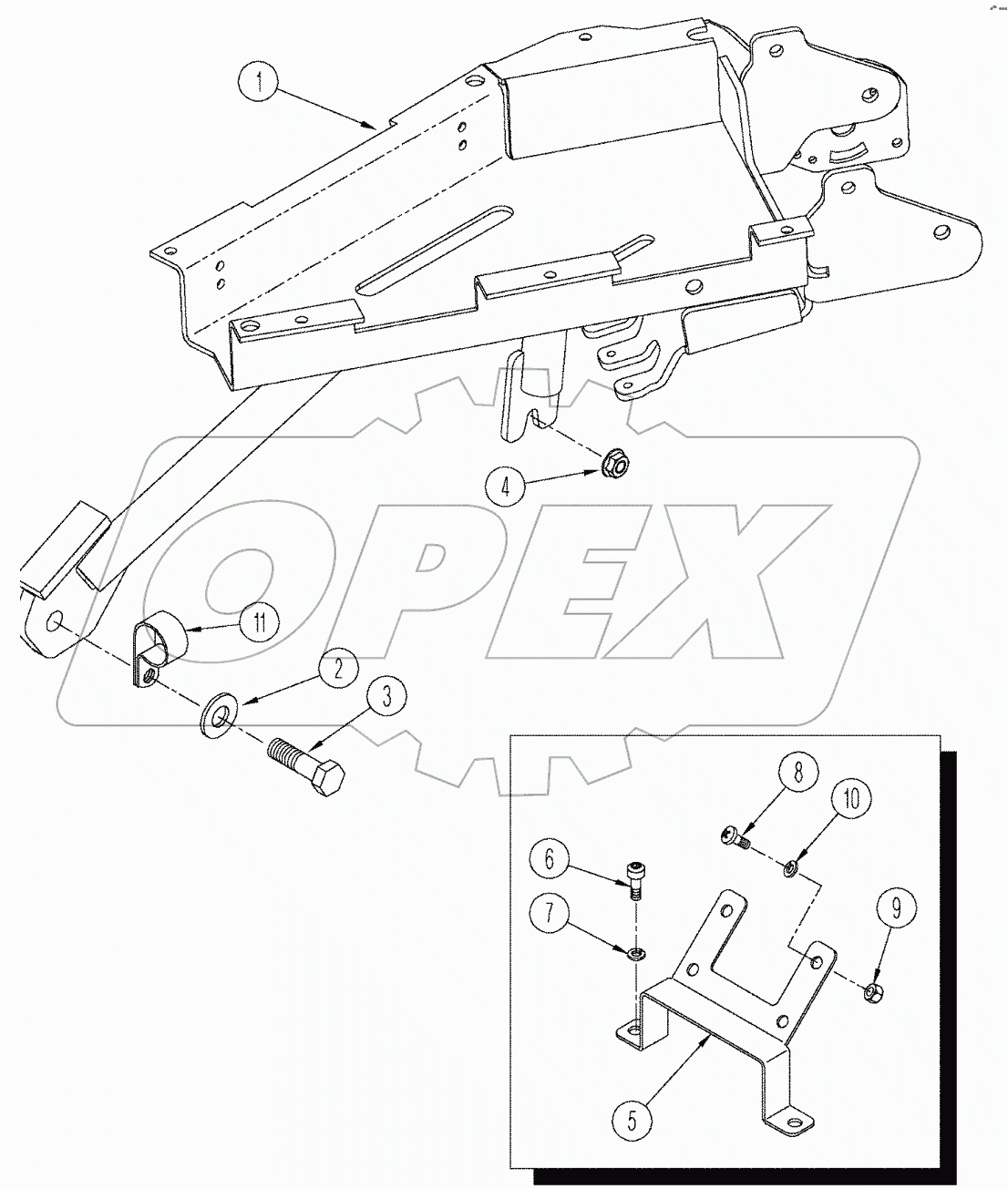 CONSOLE - RIGHT-HAND ARMREST, MANUAL