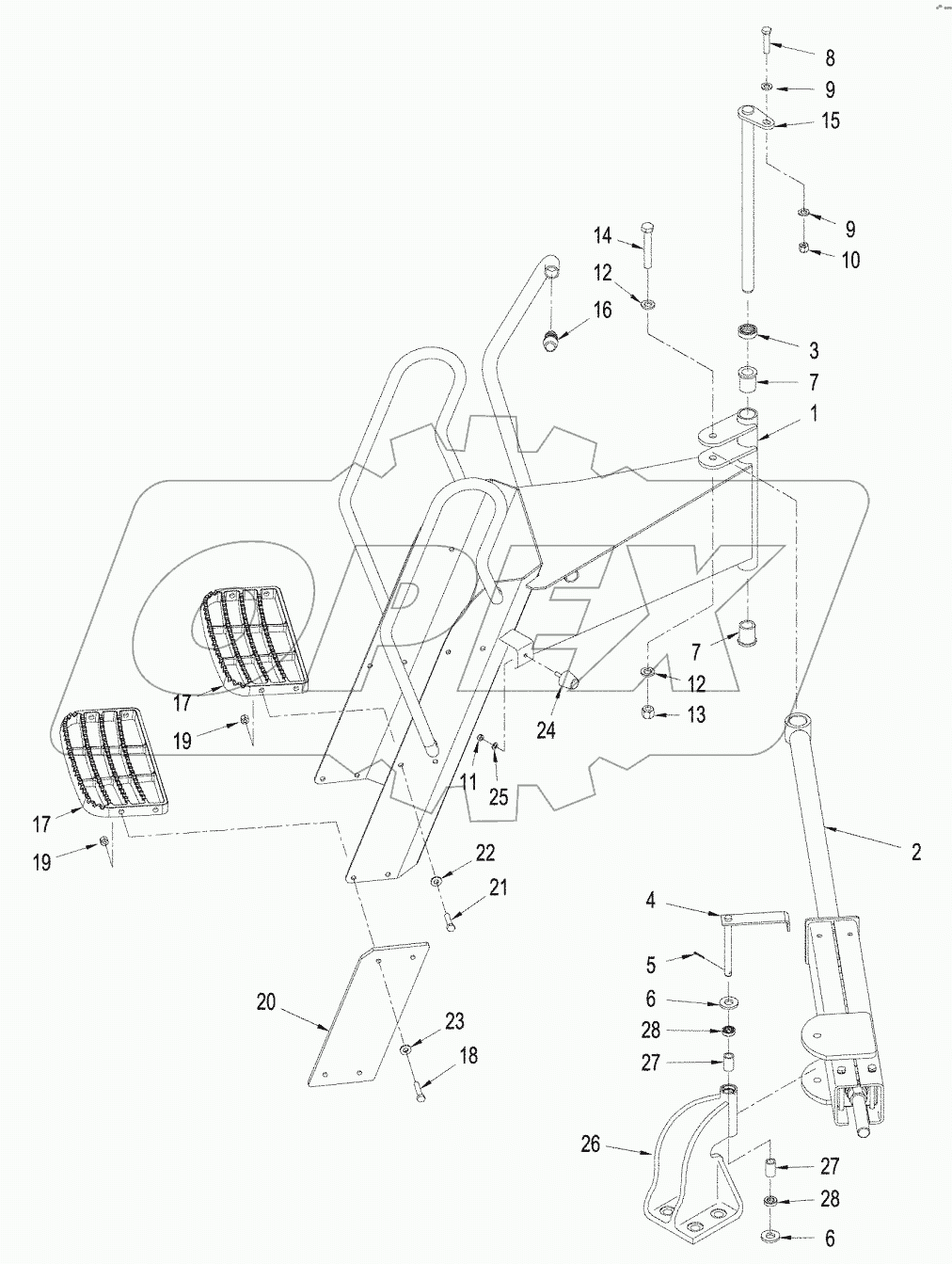 STEPS, QUADTRAC TRACTOR