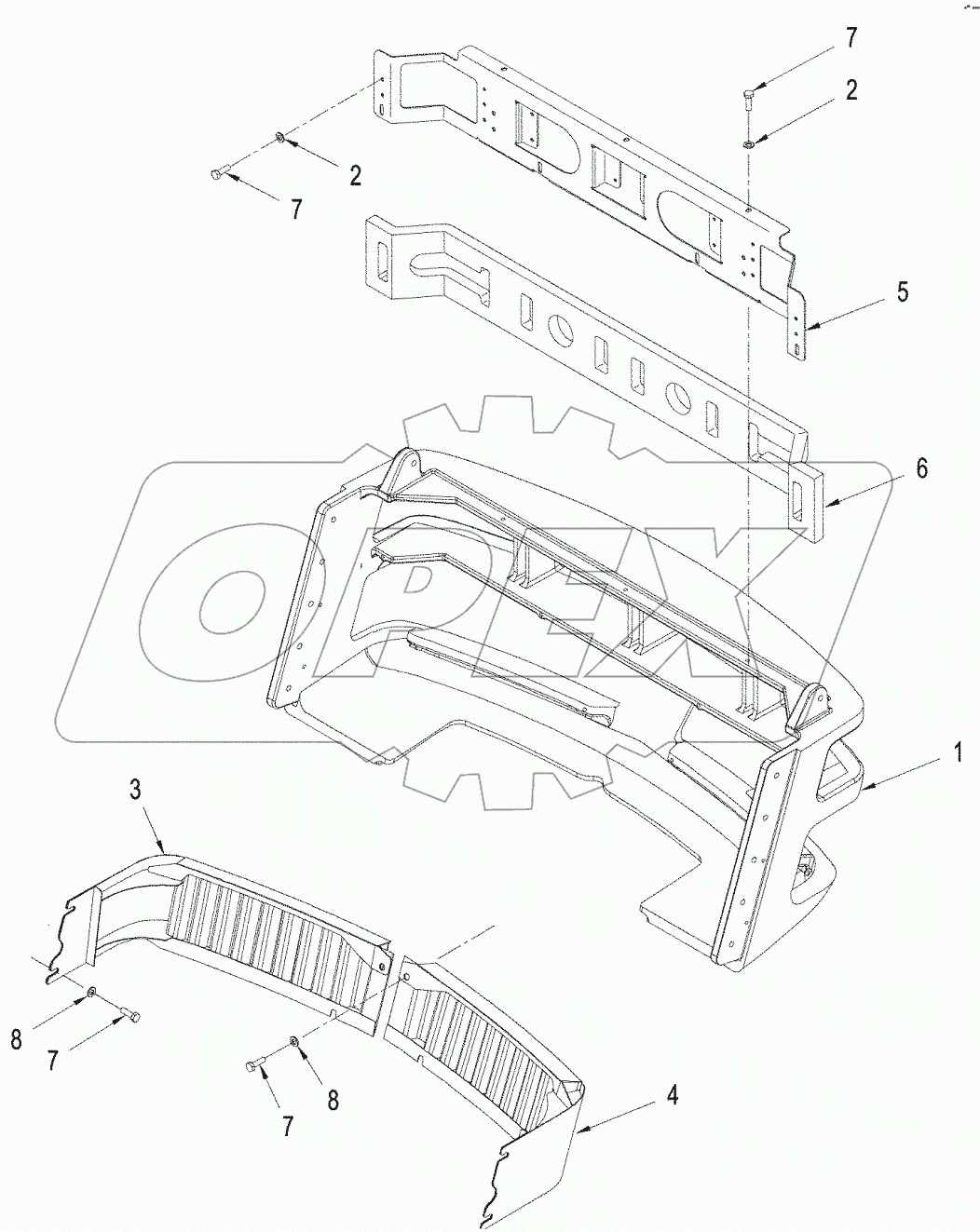 BUMPER, STX & STEIGER 480/530
