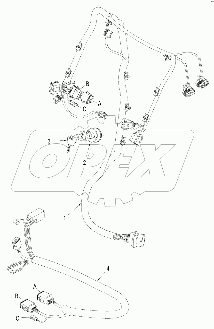 HARNESS - FRONT CONSOLE