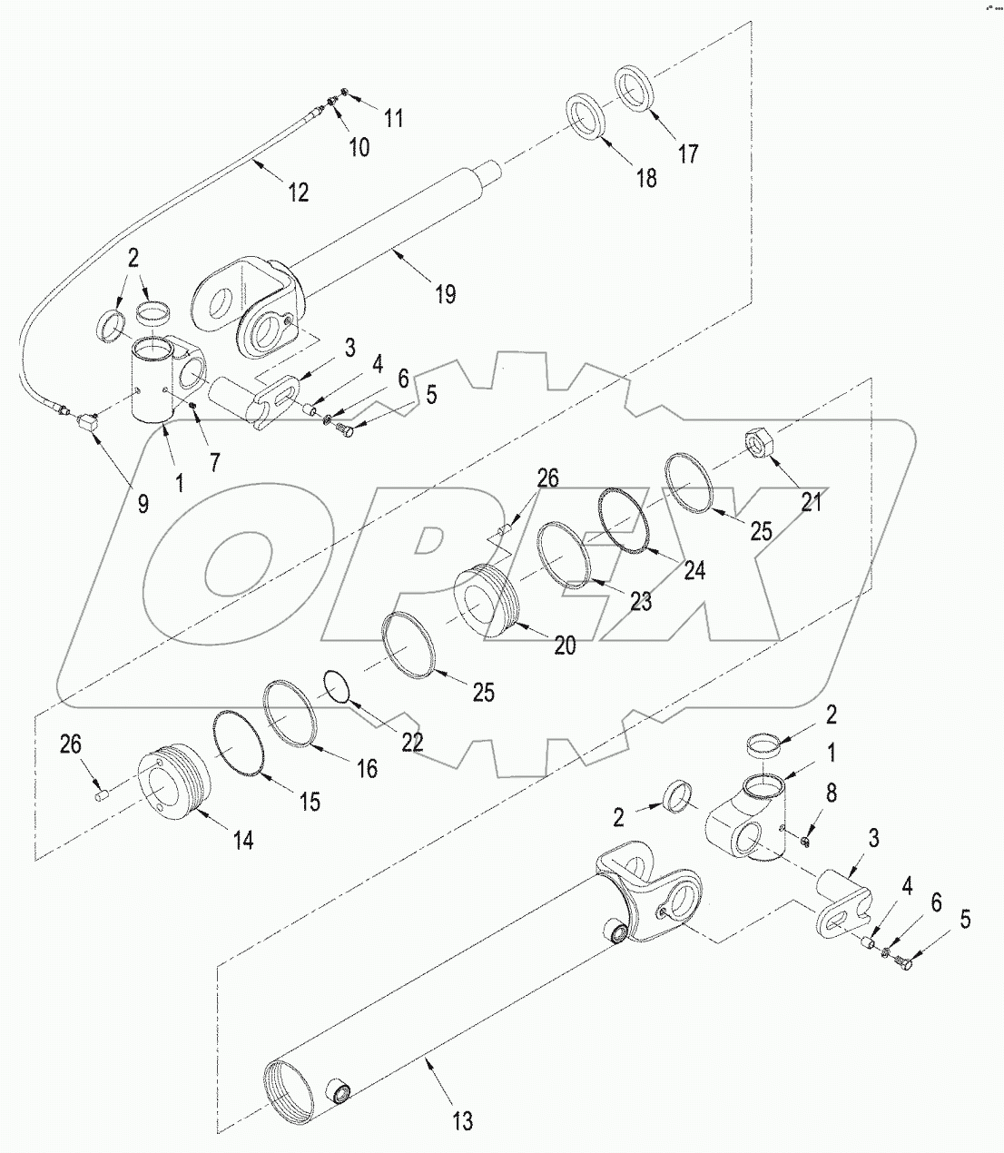 CYLINDER ASSEMBLY - ARTICULATION