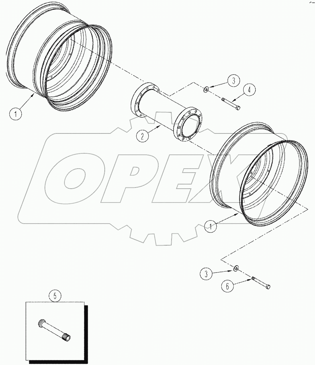 WHEELS TRIPLES WITH SPACERS