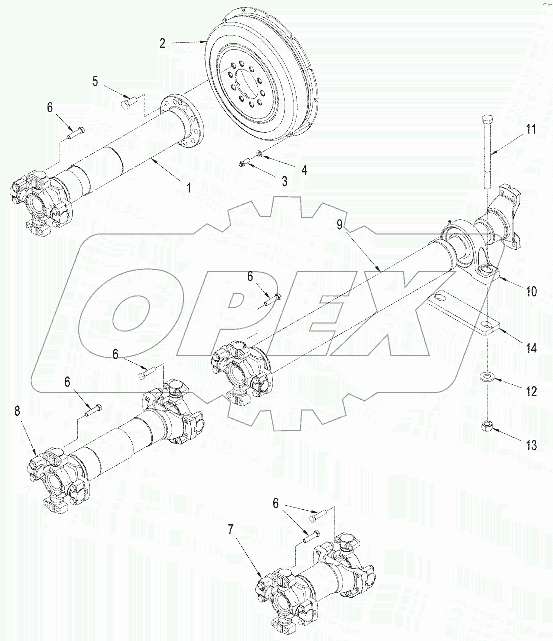 DRIVE SHAFT - MOUNTING