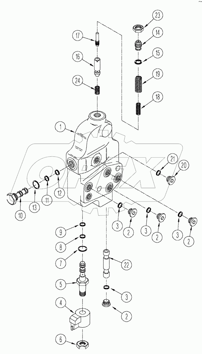 VALVE ASSEMBLY - POWER TAKE OFF
