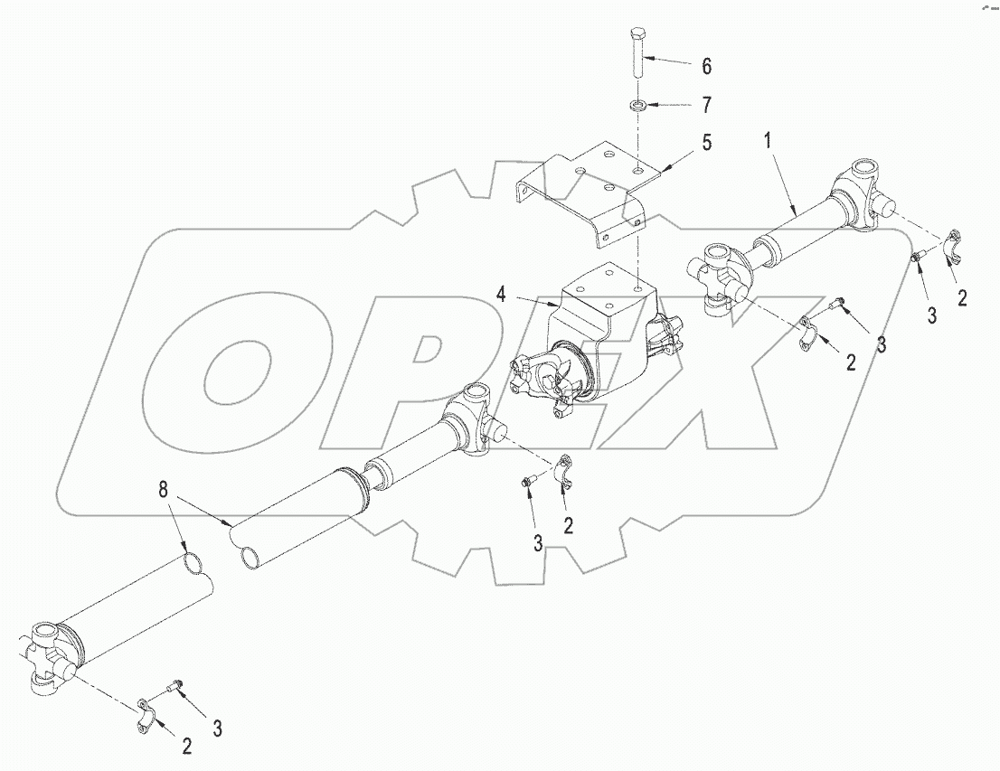 POWER TAKEOFF - DRIVE SHAFT MOUNTING