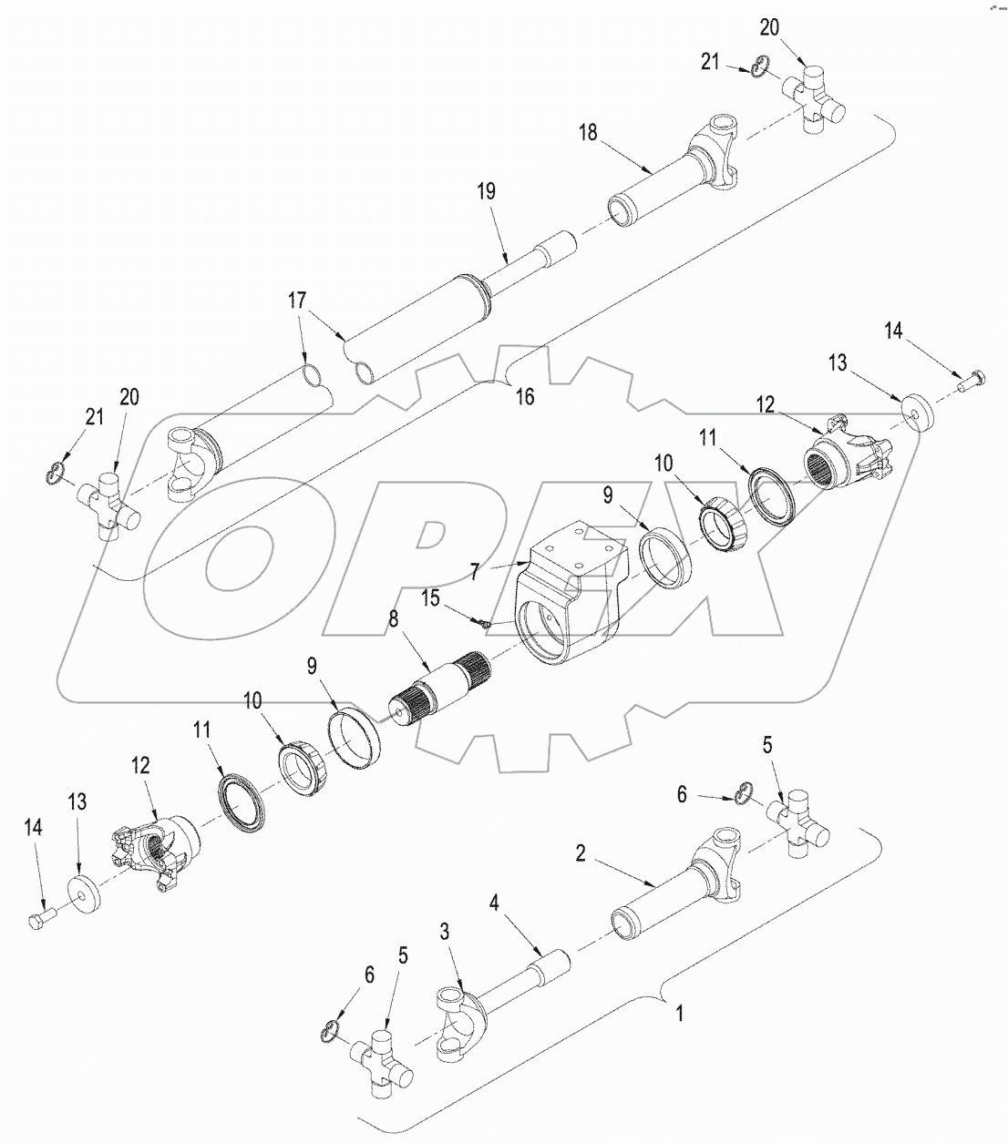 POWER TAKEOFF - DRIVE SHAFT ASSEMBLIES