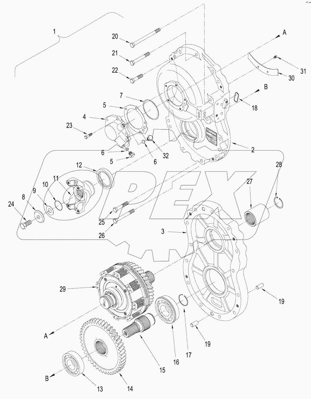 POWER TAKEOFF - CLUTCH ASSEMBLY