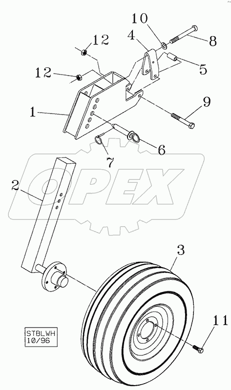 WING RIGID STABILIZER WHEEL