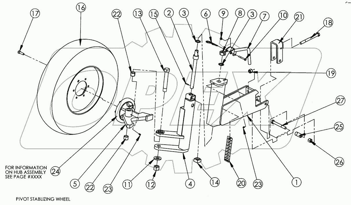 PIVOT STABALIZING WHEEL