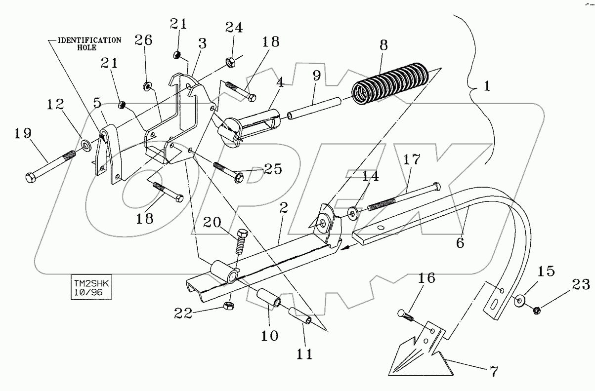TIGERMATE II SHANK ASSEMBLY