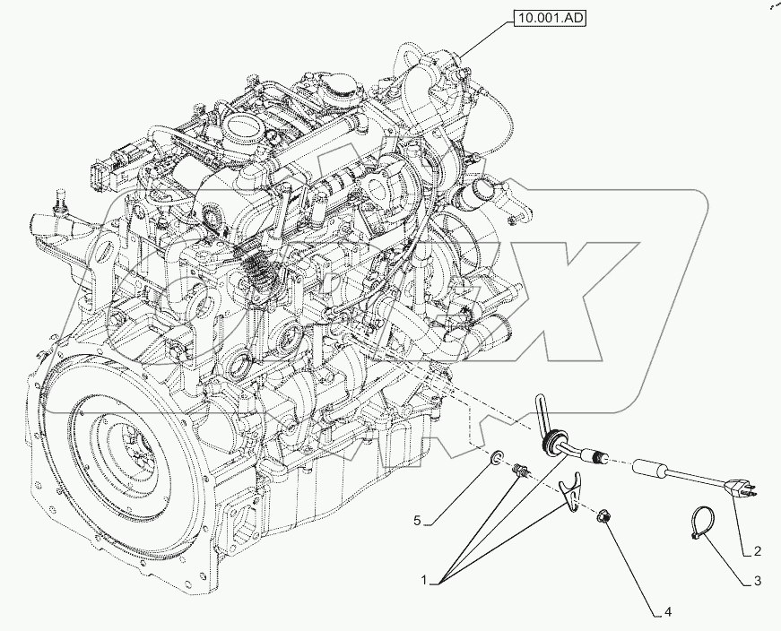  BLOCK HEATER, 220V, EURO
