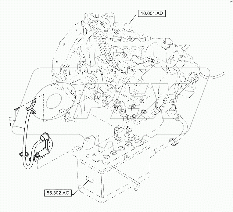  NO BATTERY DISCONNECT