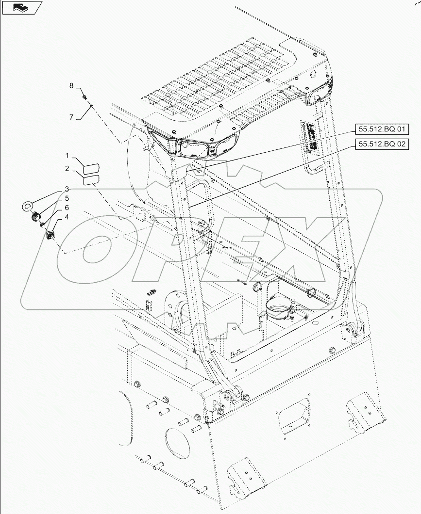  A-POST CONSOLE, RH, SWITCHES