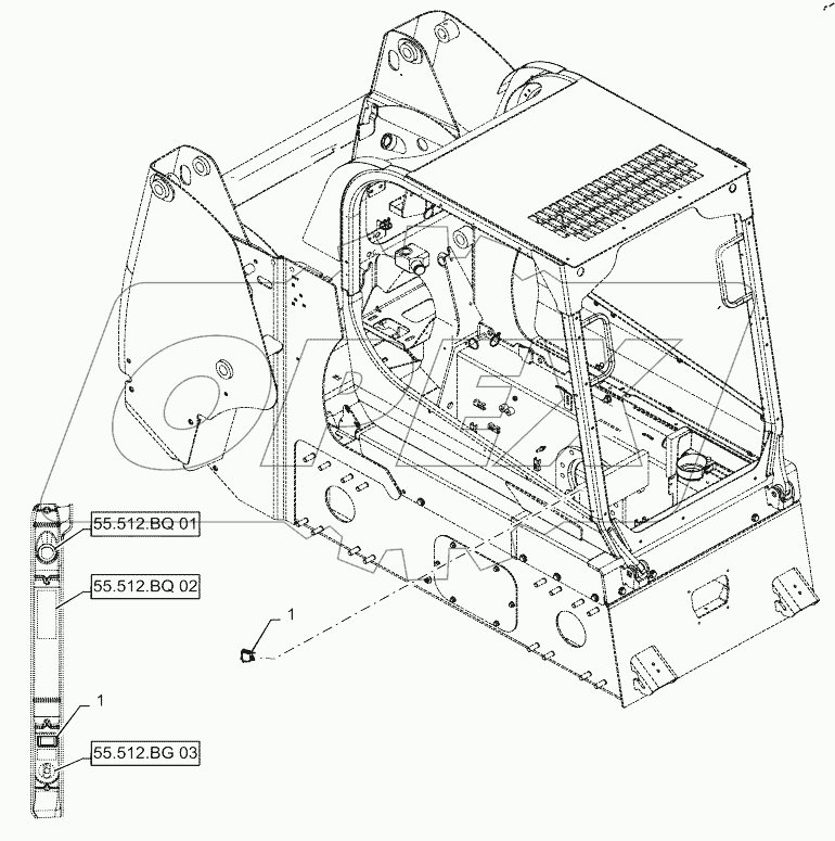 A-POST CONSOLE, RH BLANKS