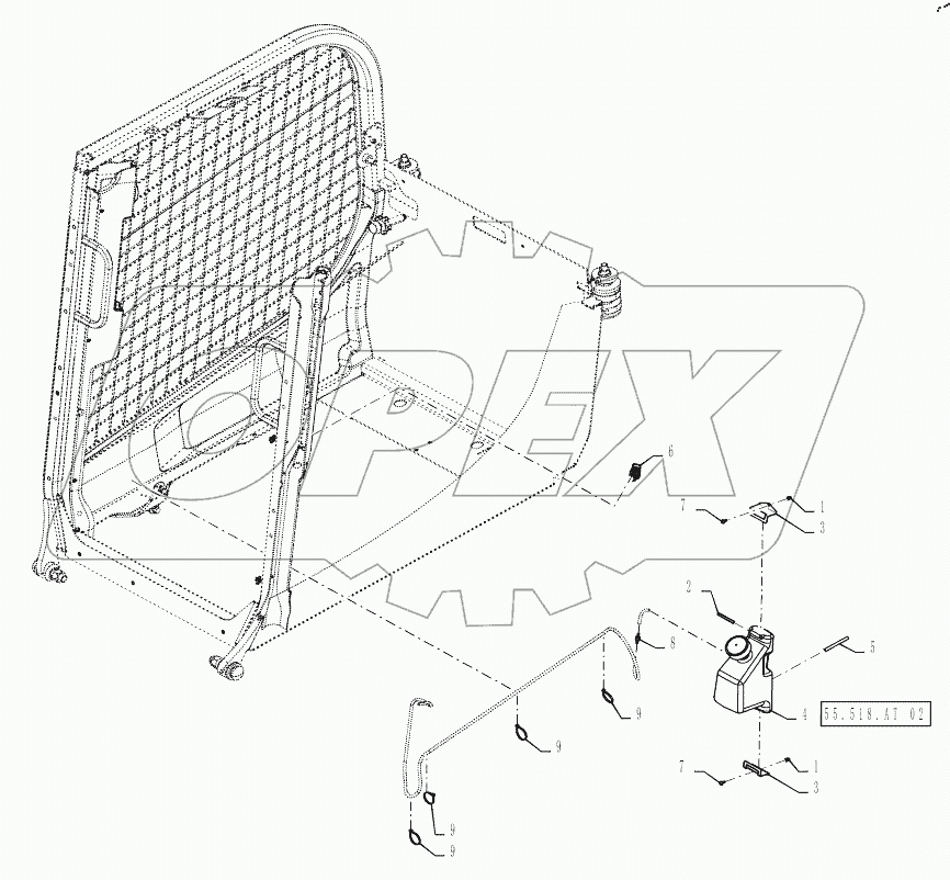  WINDSHIELD WASHER RESERVOIR ASSY