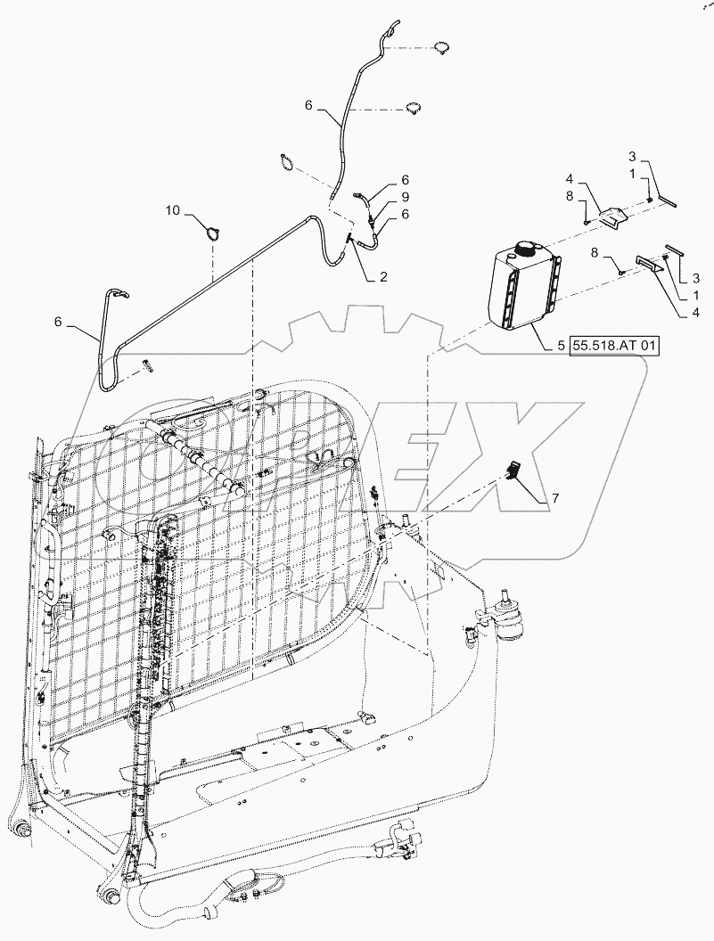  WINDSHIELD WASHER RESERVOIR
