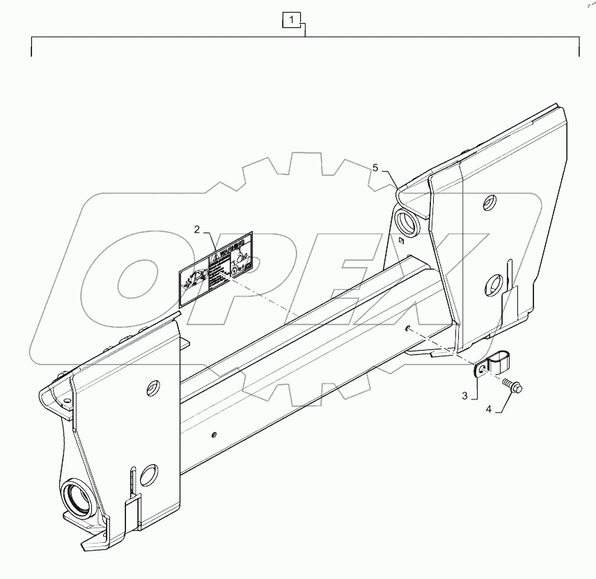  SERVICE KIT, COUPLER FRAME