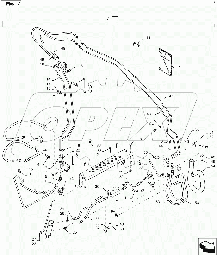  DIA KIT, HYDRAULIC COUPLER, RADIAL BOOM