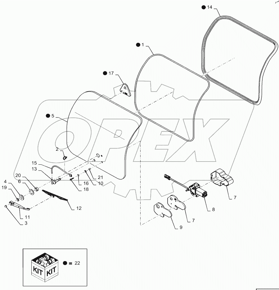  REAR WINDOW, WITH REAR WIPER