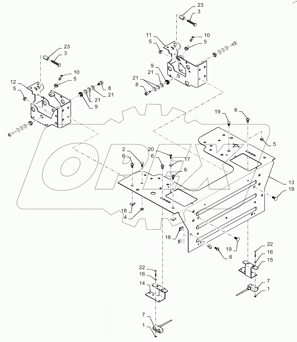  HANDLE, MOUNTING, HAND CONTROLS