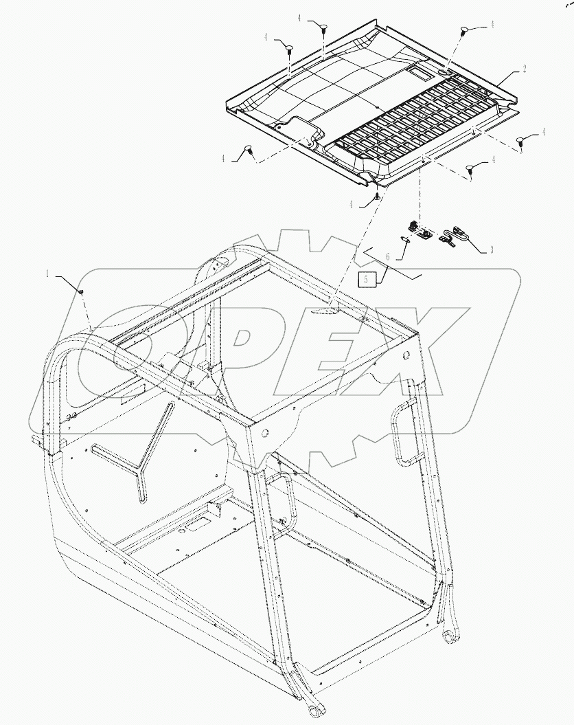  CAB HEADLINER, NO RADIO
