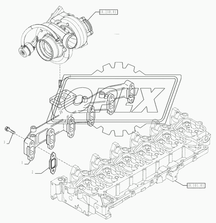 10.254.05 - EXHAUST MANIFOLD