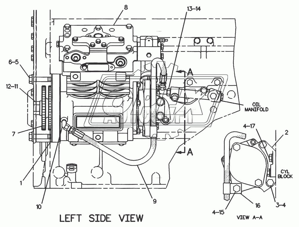 4Р-3957 Воздушный компрессор