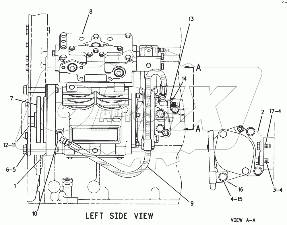 199-9607 Воздушный компрессор
