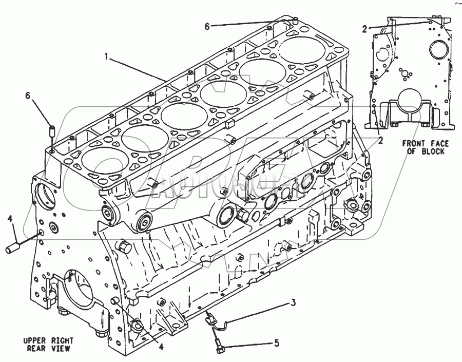 2W-9746 Блок цилиндров