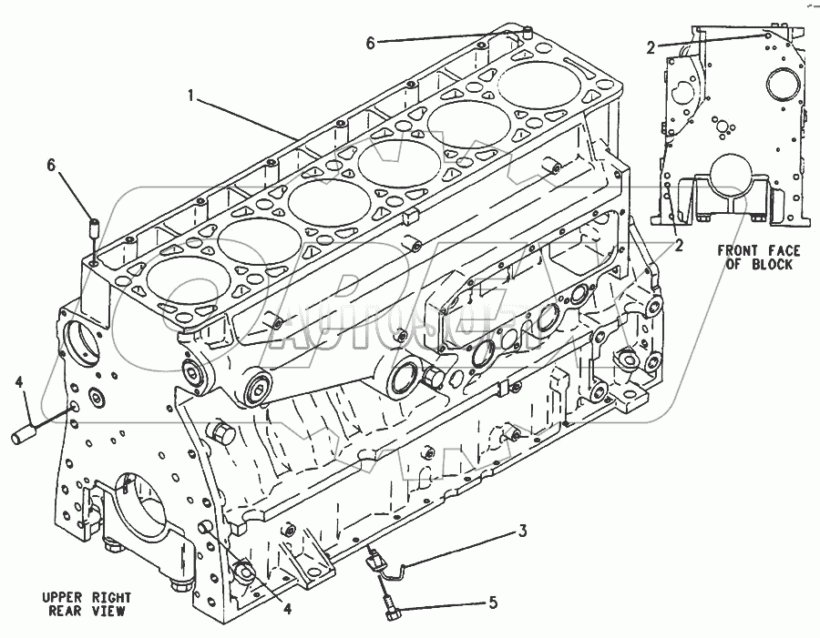 2W-9746 Блок цилиндров