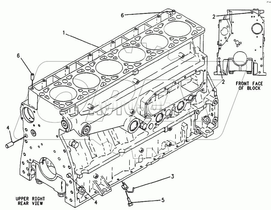 2W-9746 Блок цилиндров