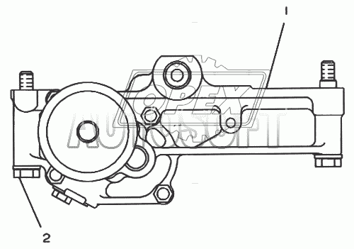 4W-2195 Масляный насос 1