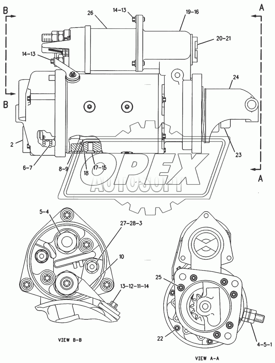 7Х-5987 Стартер